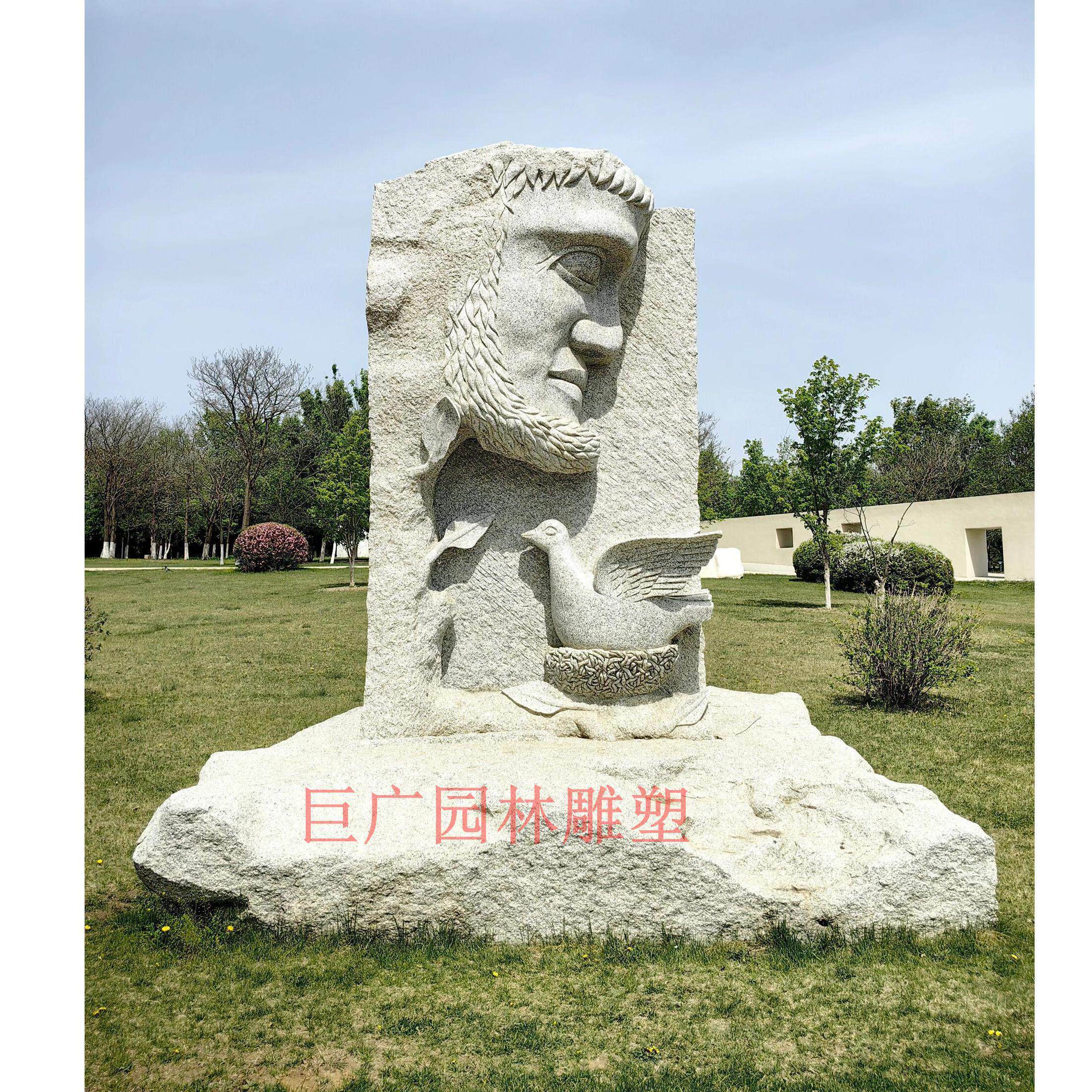 巨型人脸头部模型定制雕塑玻璃钢人物头像摆件