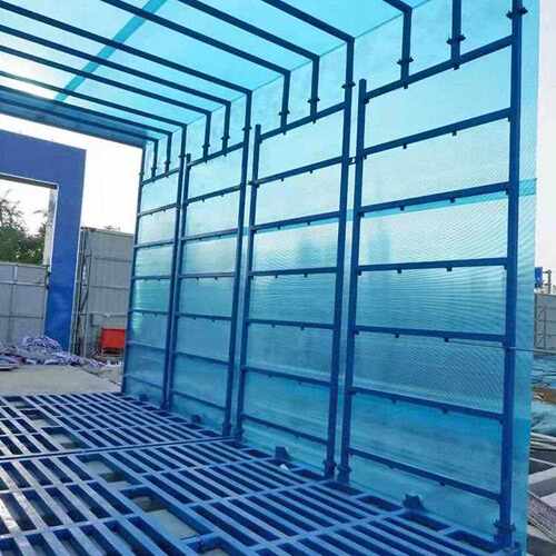 悍博建筑工地洗车机 渣土车洗轮机 半封闭式大型污垢车