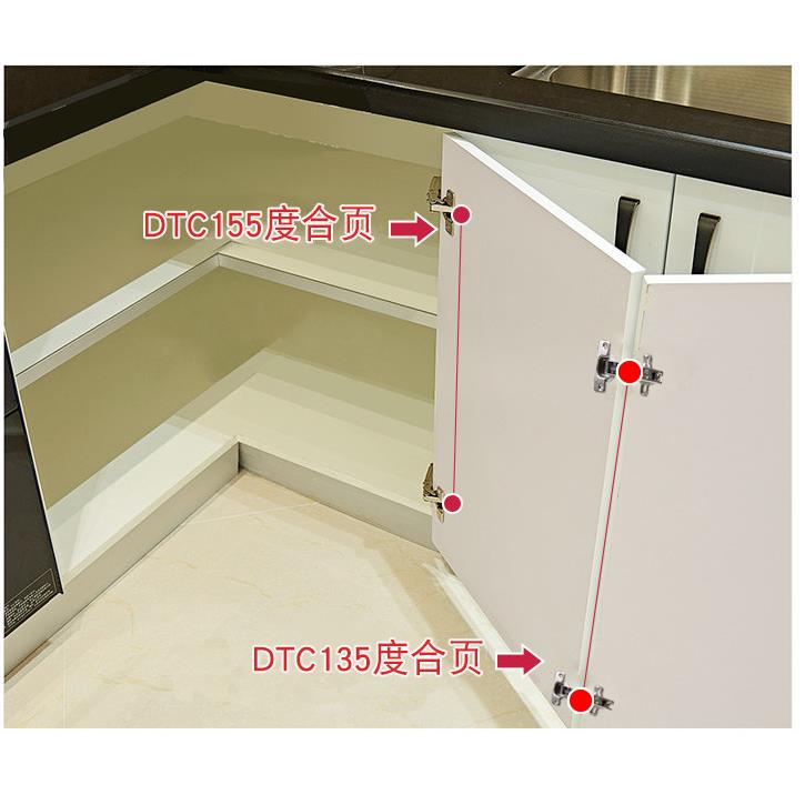 dtc东泰铰链165门铰平开门合页转角柜折页特殊180大角度90度铰链