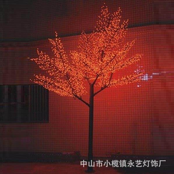 4米樱花树灯户外景观灯树公园庭院装饰LED树道路广场陈美发光树