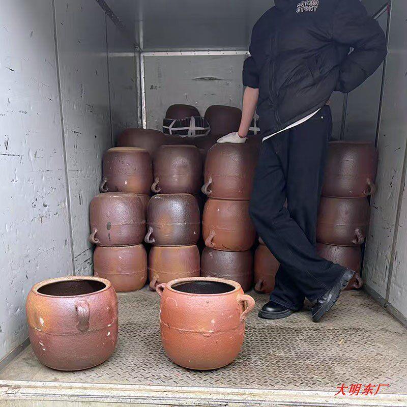 传统手工粗陶土锅明火老式炖煮熬粥煲汤卤肉家用柴火耐瓦罐土吊子