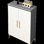 214奢餐边柜约多功能厨房碗橱收纳柜简客厅靠墙一轻体茶柜水酒柜