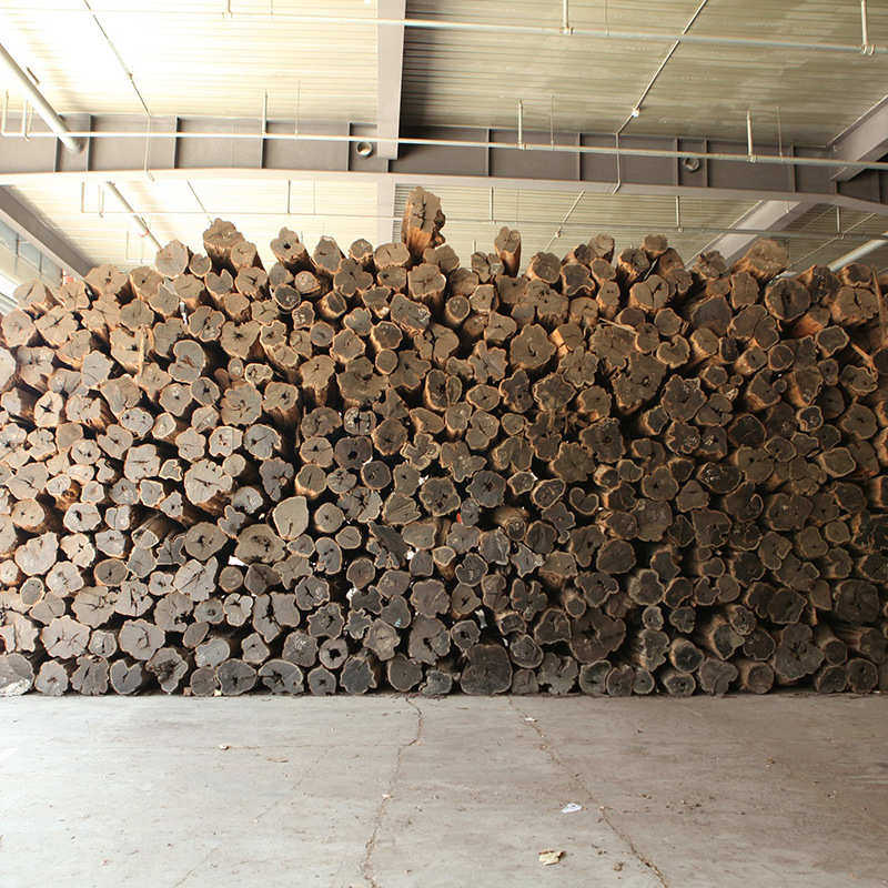 紫光檀原木 东非黑黄檀 乌木家具工艺木料 量大价优 原木紫光檀