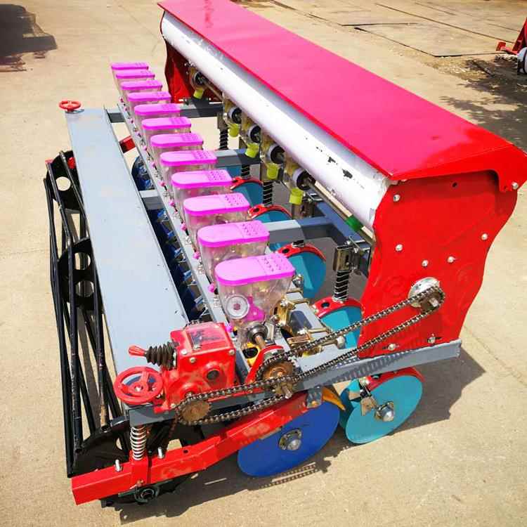 油菜洋葱播种机 山西晋中农用旋耕机配套高粱精播机6行种肥同施