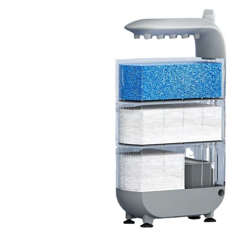 过滤厂家低水位乌龟批发鱼缸批发滴流循环过滤器系统净水盒缸