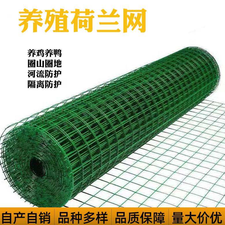 荷兰网围栏网铁丝网养鸡网栅栏养殖网防护网钢丝网隔离栏硬塑丝网