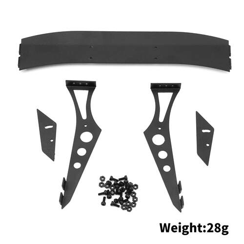 1/10金属尾翼平跑 拉力 电房 漂移通用TT02 XV01 HSP94123 PTG2