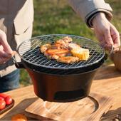 网红烧烤炉烧烤架户外围炉煮茶室内家用烤茶套装 架子木炭商用炉具