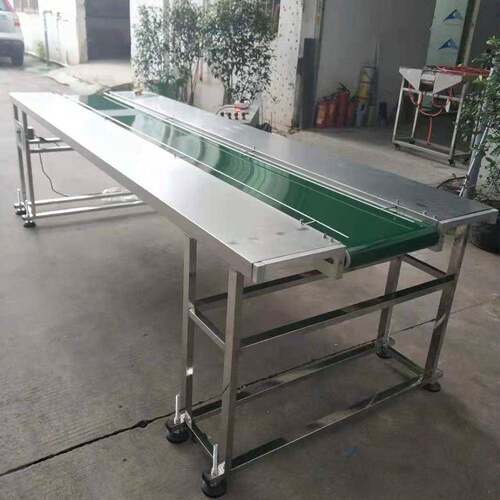 PVC绿色输送带加长输送带配边封机使用带桌面输送带传送皮带