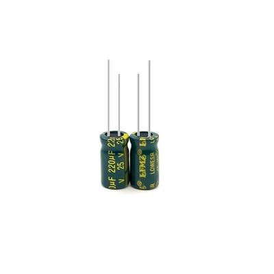 LFMZ高频低阻直插电解电容25v20uf 6x12/6x87/x9/x128 2220UF25v2