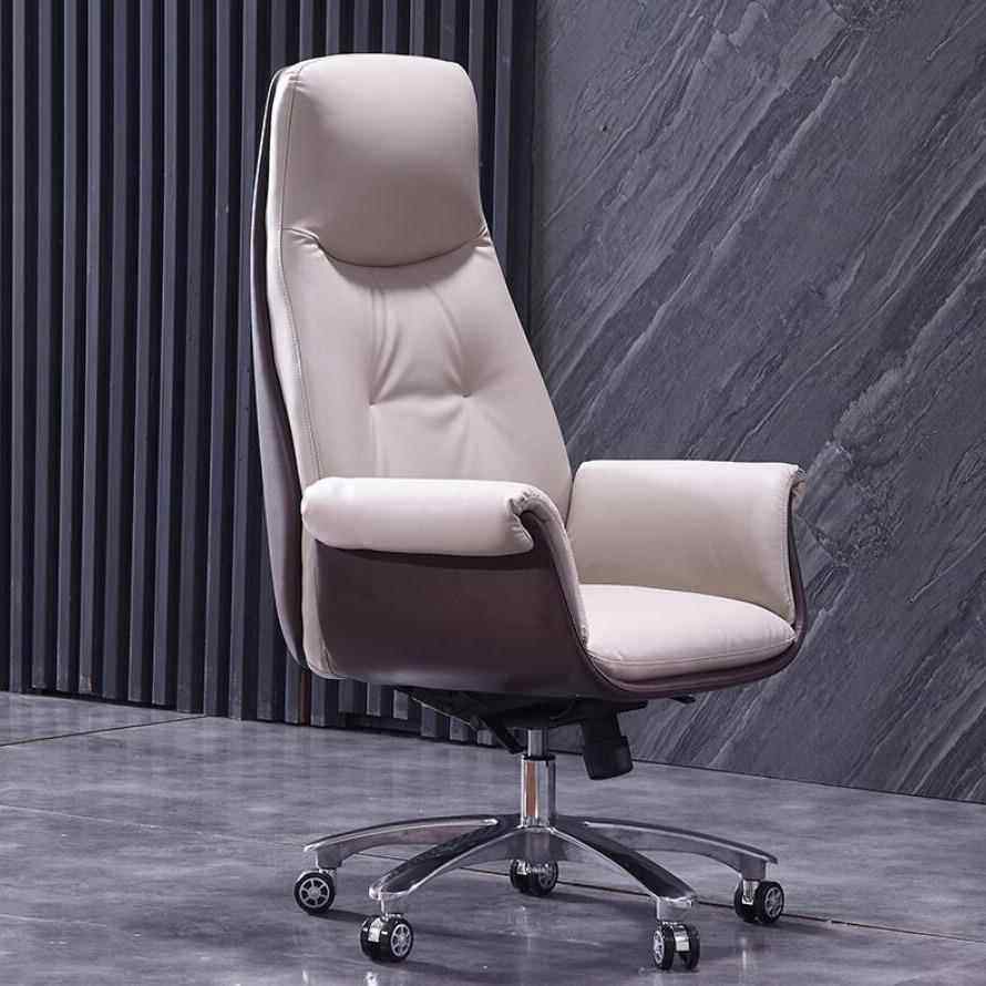 xc-y18老椅板椅电脑可躺人体工椅学转老板椅家用皮质大椅办公椅高