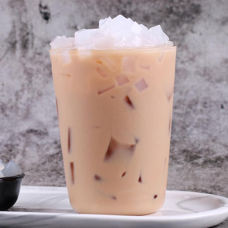 椰果粒袋装原味椰果肉1kg水晶果布丁零食甜品珍珠奶茶专用原料
