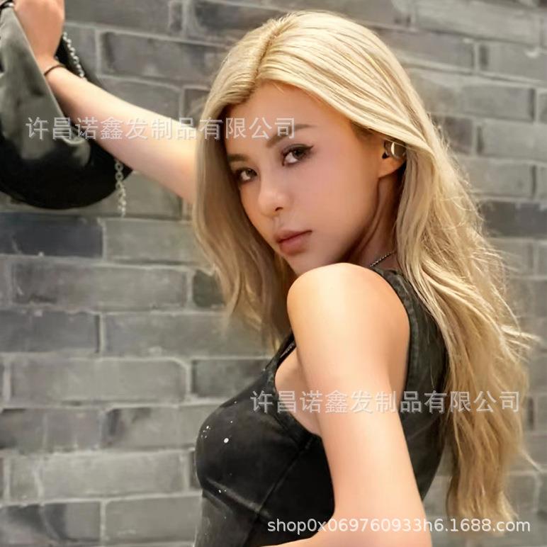 新款直销诺鑫女士蕾丝假发真发全头发型自然长发可烫染全头套长直