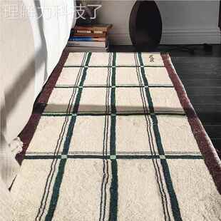 地毯卧室床边毯台复古厅沙发毯茶几阳坐客垫飘窗垫家用防滑脚JOZ