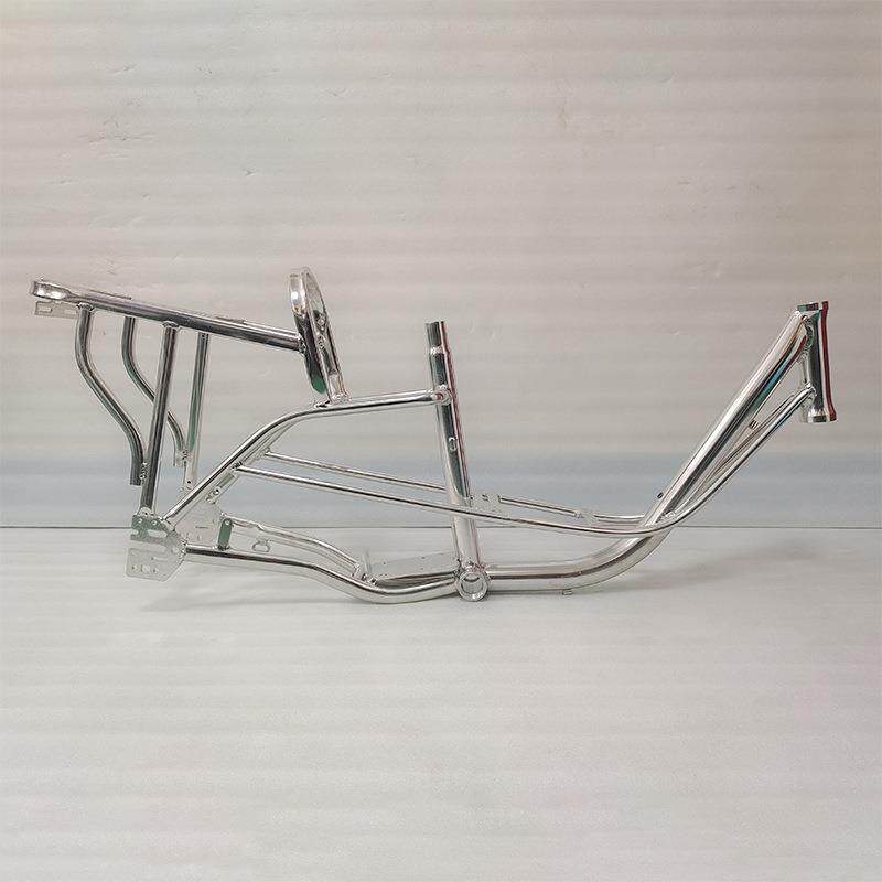 电动自行车配件依兰公主铝合金车架单减震加宽加厚框架适合油碟刹