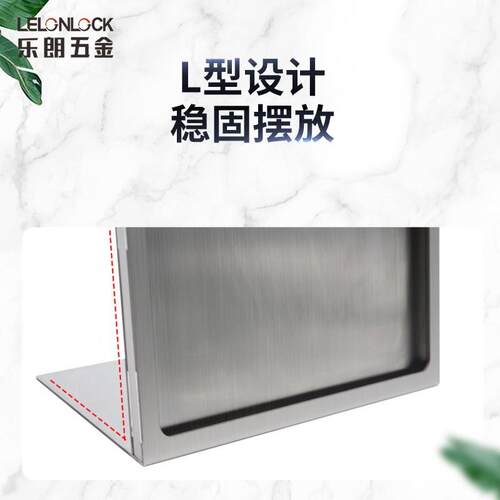 不锈钢L型台签点餐牌A5台卡广告牌 酒店酒水菜单桌面桌牌A4展示架