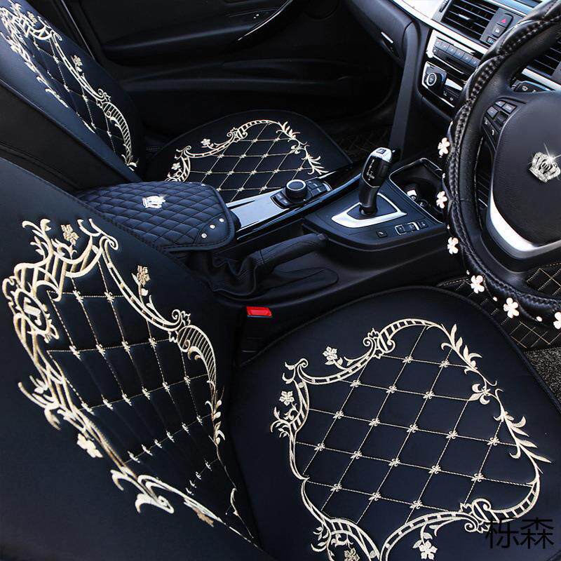 汽车坐垫四季通用新款皮专用座椅套英朗麻布全包围座套小车座垫@