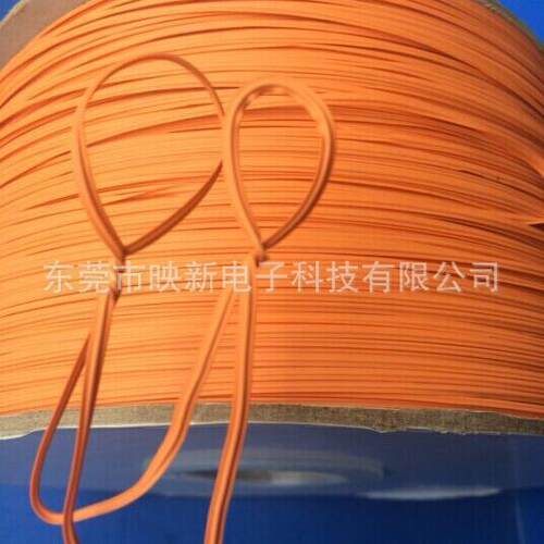 金黄色扎丝彩色扎线铁芯绑带包胶椭圆形扎带扁形盒子定位扎线