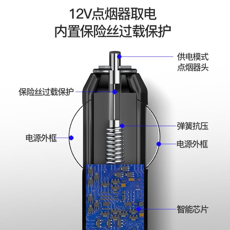 强力款汽车120w干湿两用车用大功率车载12v吸尘器家用吸尘器有线