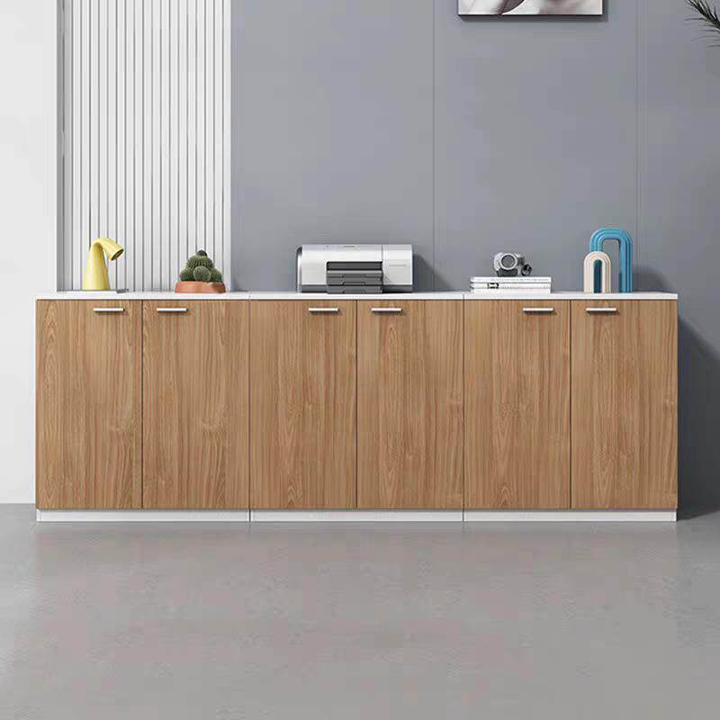 办公文件柜自由组合矮柜总裁办公室板式背景柜储物资料柜厂家