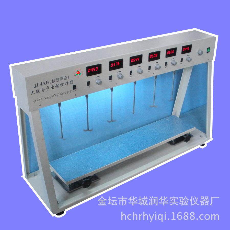 数显测速电动搅拌器JJ-4AB六联异步多头电动搅拌器