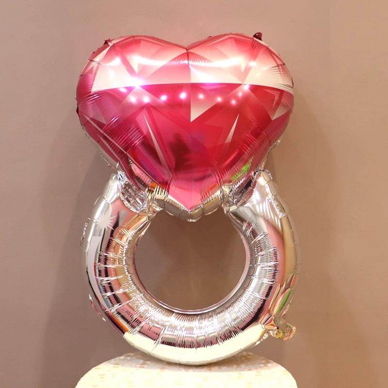 情人节告白钻戒戒指气球婚庆婚房布置520求婚结婚纪念日装饰七夕,节庆用品/礼品,气球,淘宝优惠券,粉丝福利购,淘宝优惠卷