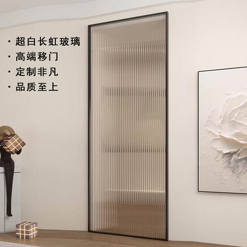 化妆室无轨幽灵门铝合金玻璃门完美系统厨房镜子幽灵门悬浮门木门