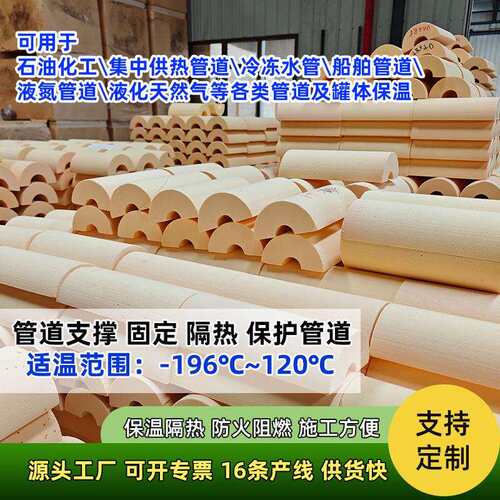 酚醛保温管托HT（高温）/LT（低温）管道支架高强度微孔隔热材料
