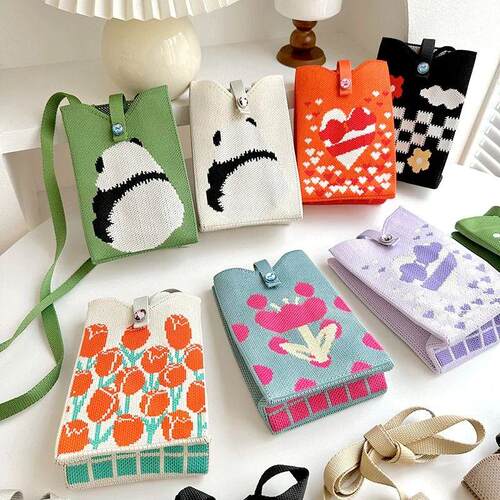 Cartoon Animal Mini Cross-Body Mobile Phone Bag Girl Purse K