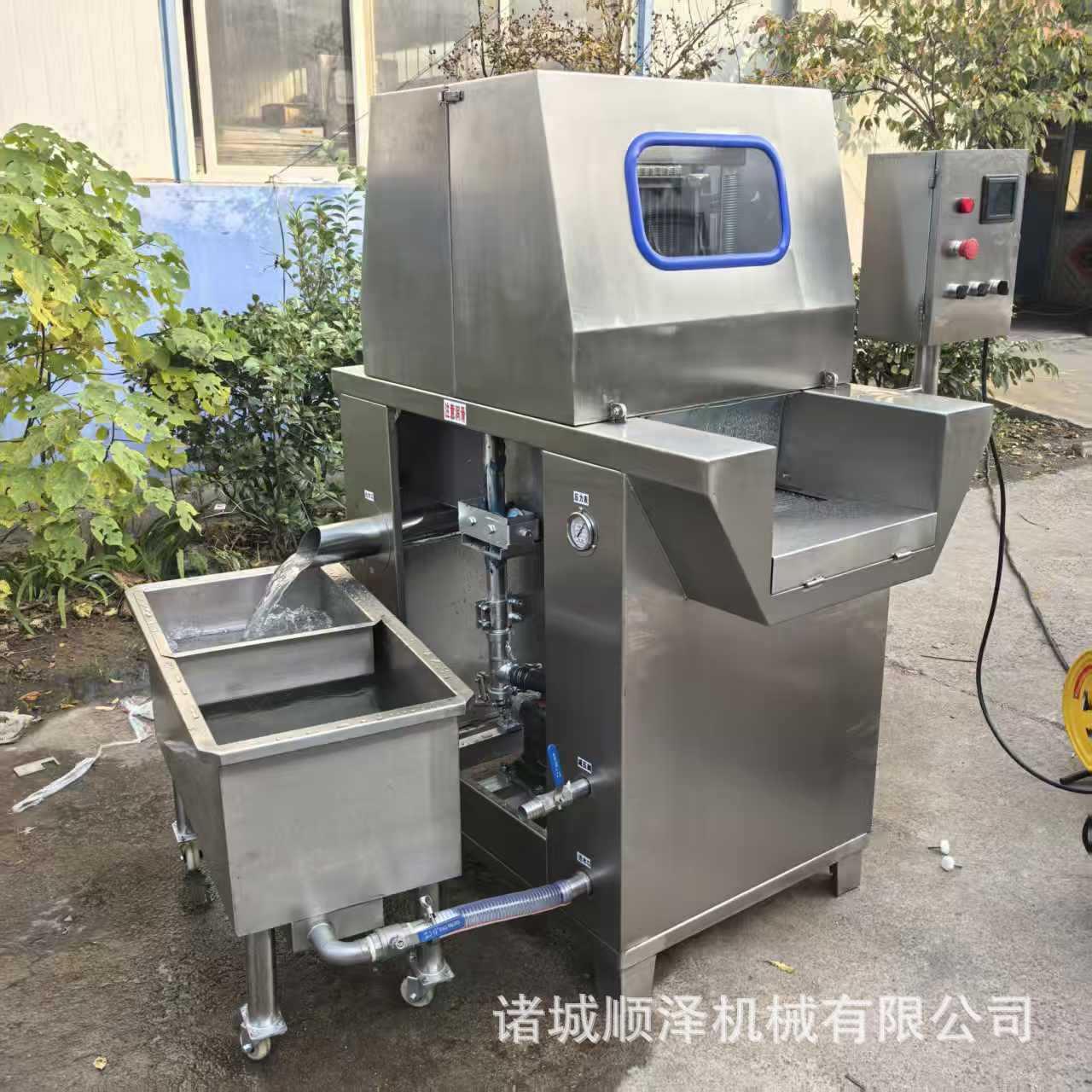 全自动腊肉盐水注射机肉制品带骨腌制机大鹅变频盐水注射腌制设