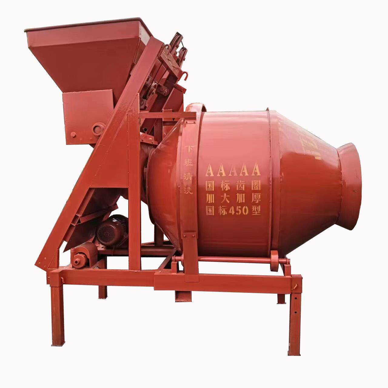 新款JC35/400/450全爬搅拌机混凝土0砂浆搅机混Z凝拌土搅拌机厂家