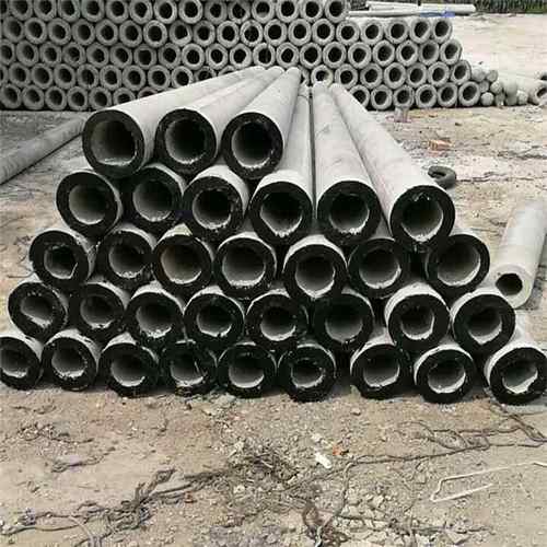 水泥制品15米大弯距电线杆直径350mm法兰盘基础连接无拉线电杆