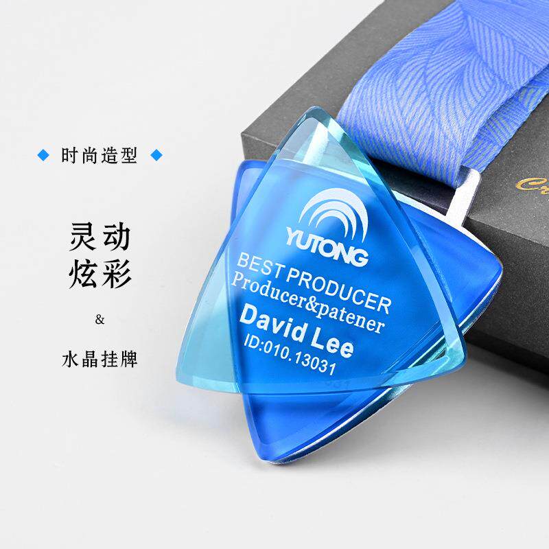 奖牌制做水晶金属挂牌比赛颁奖纪念金牌运动会马拉松奖章