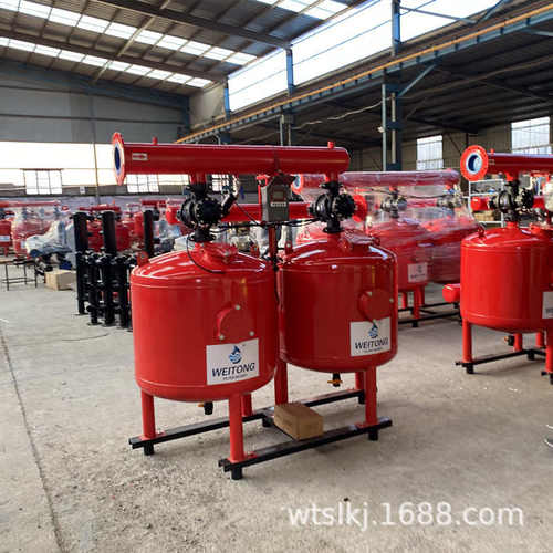 果园大棚灌溉自动反冲洗砂石过滤器农业节水灌溉水处理砂石过滤器