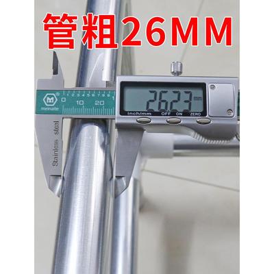 26M衣柜卧室家用金钢属衣柜出租房用布M衣柜加厚加粗全管钢架985