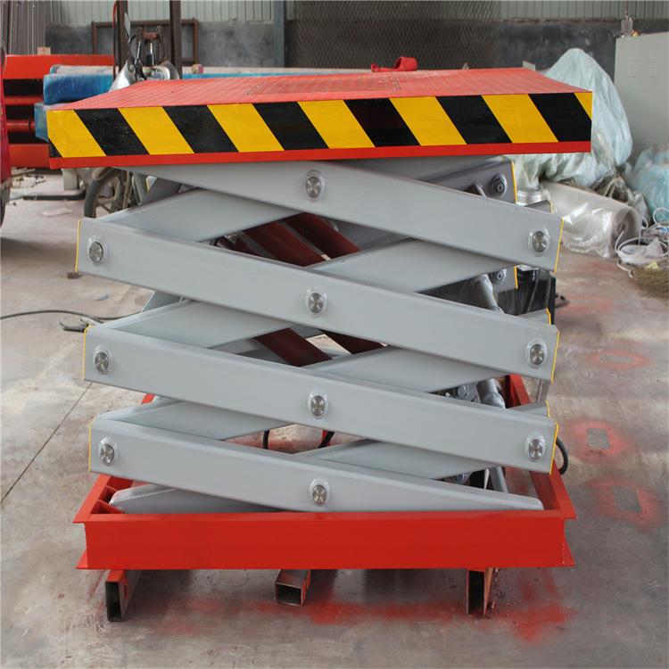 生产电动液压大型升降平台大载重升降机固定剪叉式卸货升降台