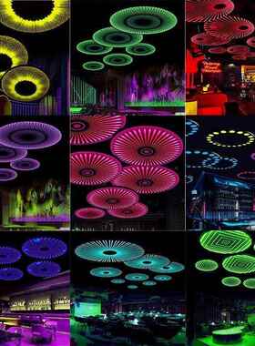 酒氛意吧氛围灯清吧创七彩灯音乐酒馆烤吧餐顶74321吧静吧气灯部