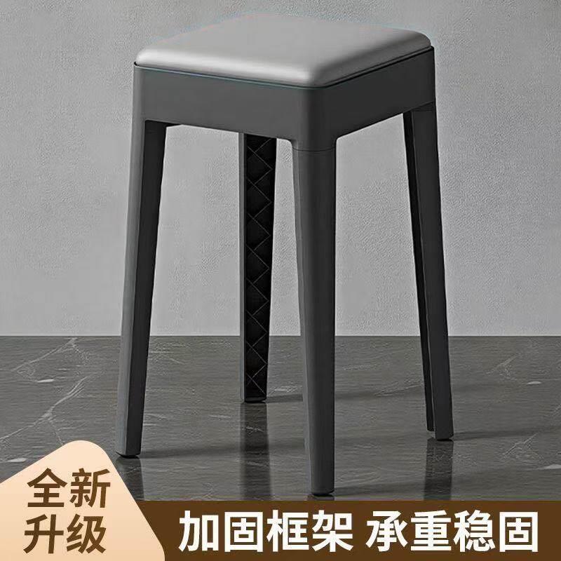 软包凳子结实耐用吃饭凳子家用软包方凳换鞋凳餐厅客厅卧室凳子