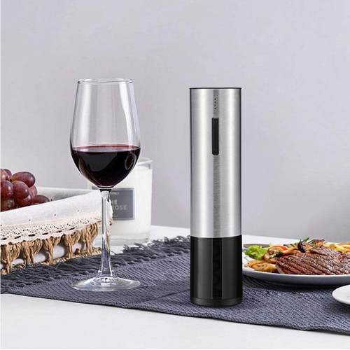 百现新品厨开房工诣具家用电动红酒开瓶器货塑胶款BY260红电动瓶