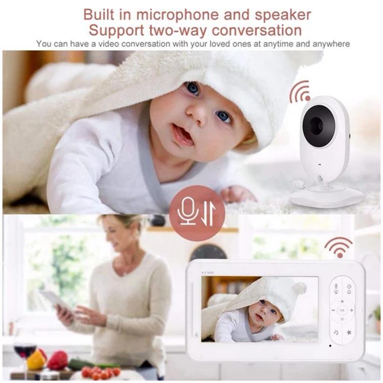 4.3英寸婴儿监视器 宝宝监护器 婴儿监护器 baby monitor厂家直供