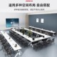 训课桌椅组合移动办公桌长条桌教育机构培见详情拼接培桌桌折训叠