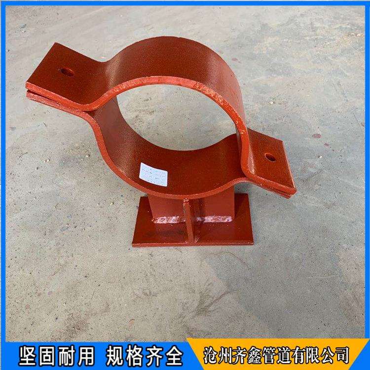 供 管夹型T型管托J2 单U形A型弹簧吊架 高压减振管托 三螺栓管夹