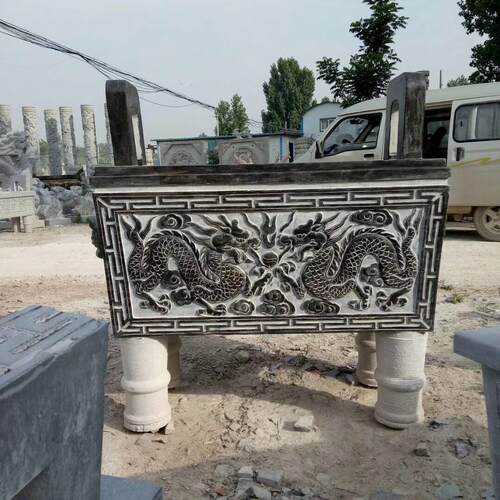 石雕仿古青石香炉大理石烧香家用户外寺庙祠堂热销供奉室外摆件