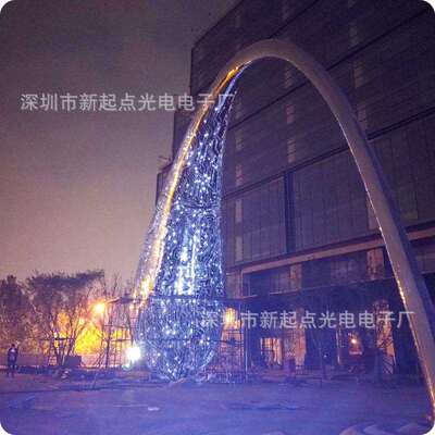 户外防水LED柔性网格屏T20三灯P31.25网格屏智能可控厂家