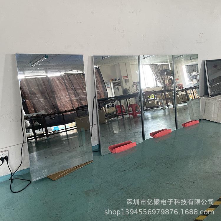 聚5寸壁5挂广YJU-550B告机亿55寸智能壁挂高清液晶镜面广告机55安