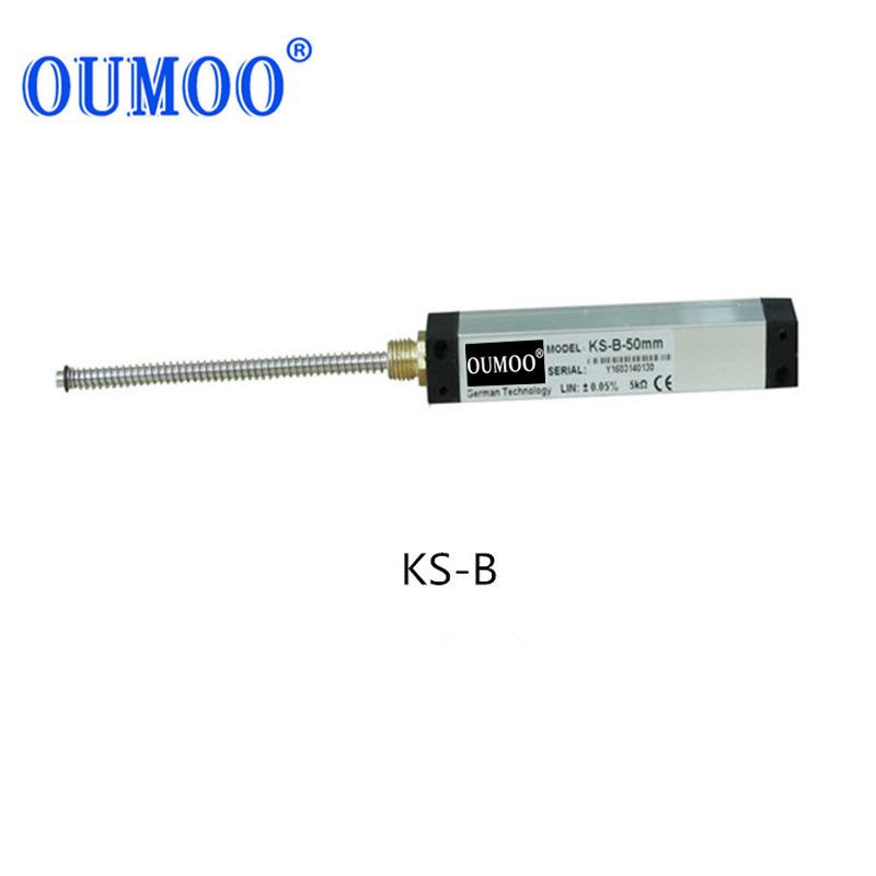 OUMOO欧牧KS-B-15mm微小型自复位直线位移传感器外置弹簧电位器