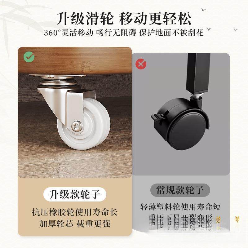 茶桌茶几可移动小茶台煮泡茶桌子沙发边柜一体家用感茶水柜