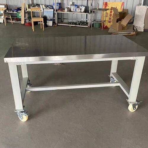 汽车发动机大修工作台带轮子钳工台桌承重加厚工厂汽修推车工作台