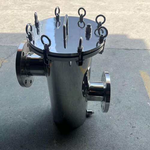34锈不钢直通式0污水道提篮过滤器 SB管L-25C快开0036蓝式过滤器D