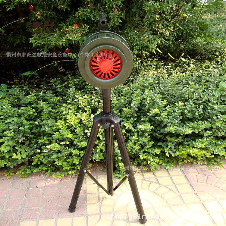 升降式手摇警报器小型防汛灾害手动报警器便携手动疏散警报器